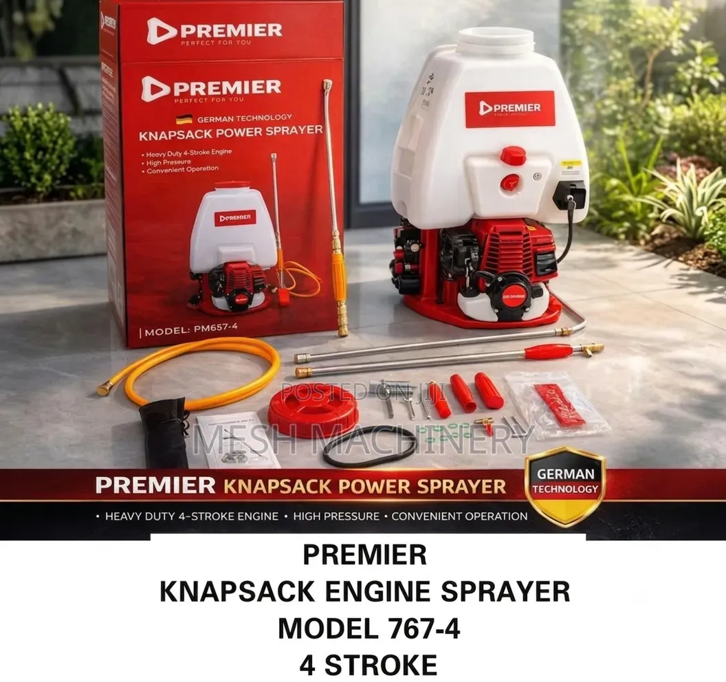 Premier 25L 4-Stroke Knapsack Engine Sprayer