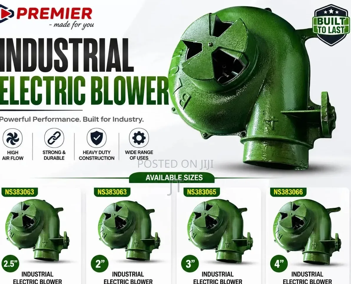 Industrial Electric Blowers (2, 2.5, 3, 4 Inches)