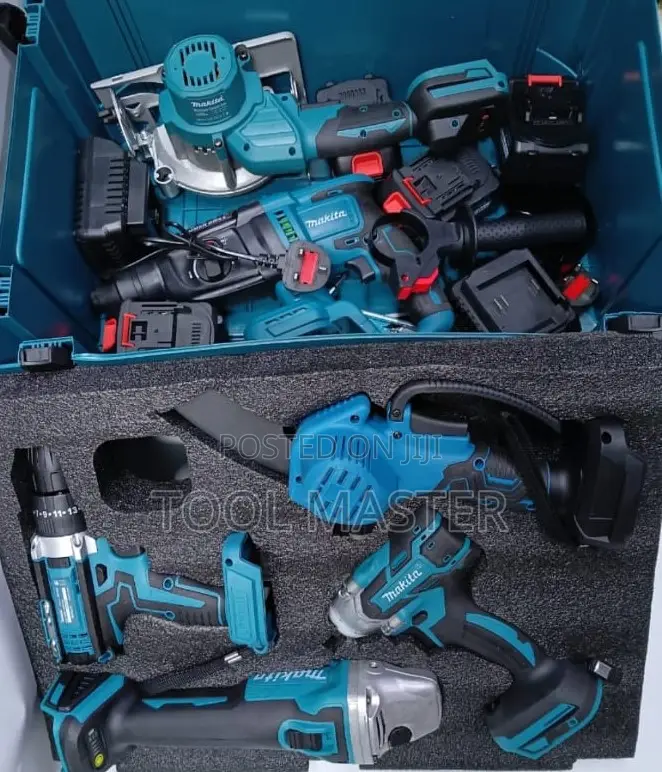5-in-1 Makita 198V Cordless Combo Kit/Makita Cordless Power Tool Kit