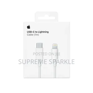 Lightning to USB-C Fast Charger Cable Apple iPhone iPad 1m