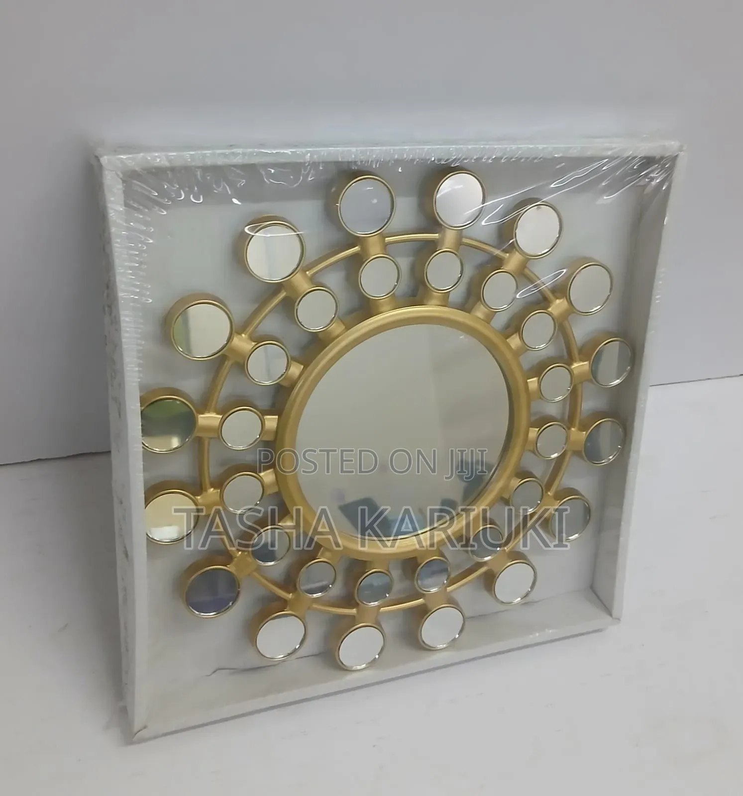 *Decorative Wall Hanging Frame Art/ Mirror Gold Colour Alp
