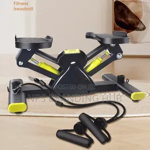 V-Shaped Pedal Trainer (Rock Stepper) With Elastic Rope and Mat