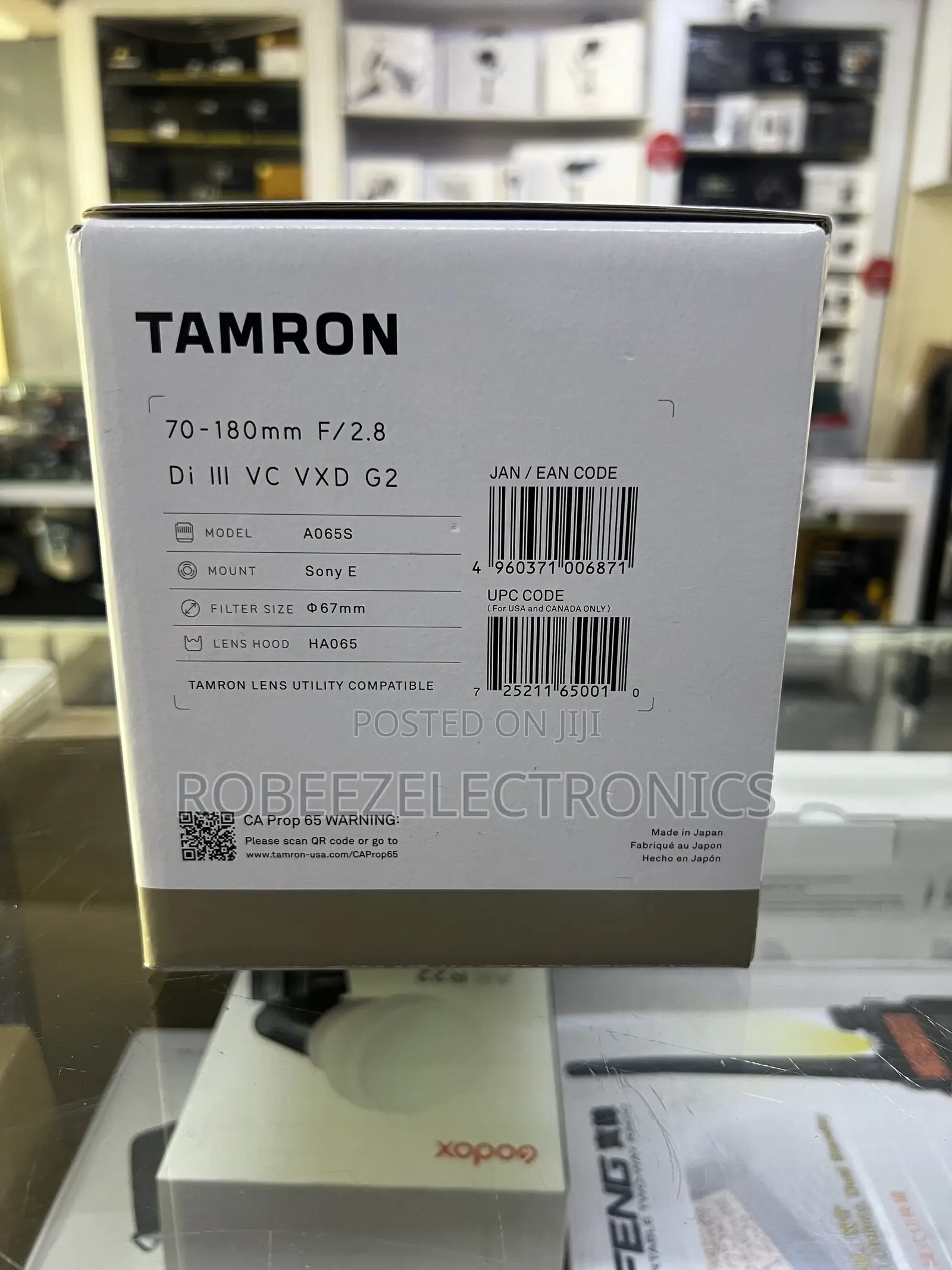 Tamron 70-180mm F/2.8 Di III VC VXD G2 Lens for Sony E-Mount Cameras