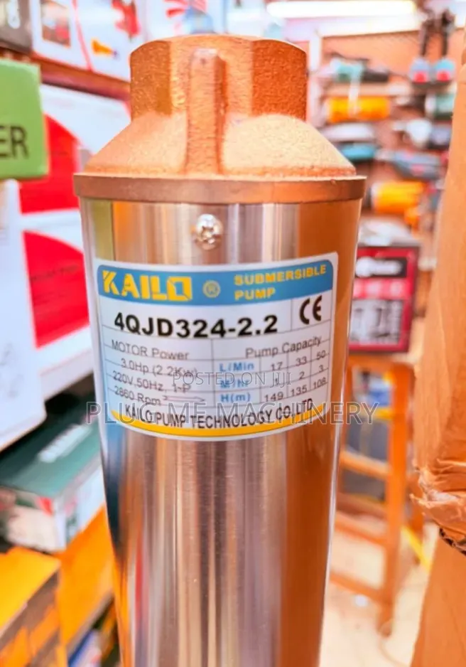 Assured 3hp Kairo Submersible Water Pump/ Heavy Duty Water Pump Deep