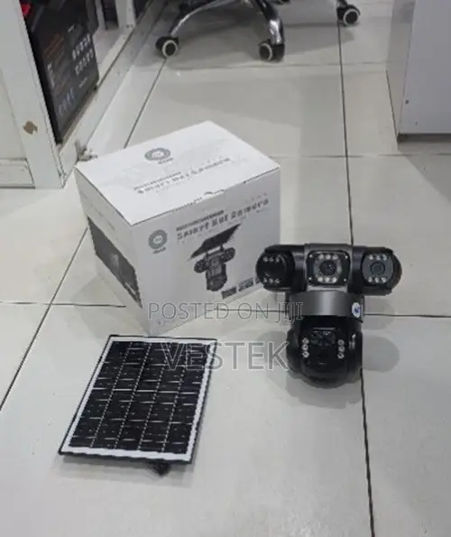 V380 Pro WiFi Triple-Lens Solar Camera Available