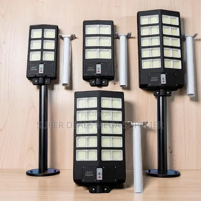 Import Prices Bright 1000W,2000W,3000W,5000W Watts Solar Street Lights