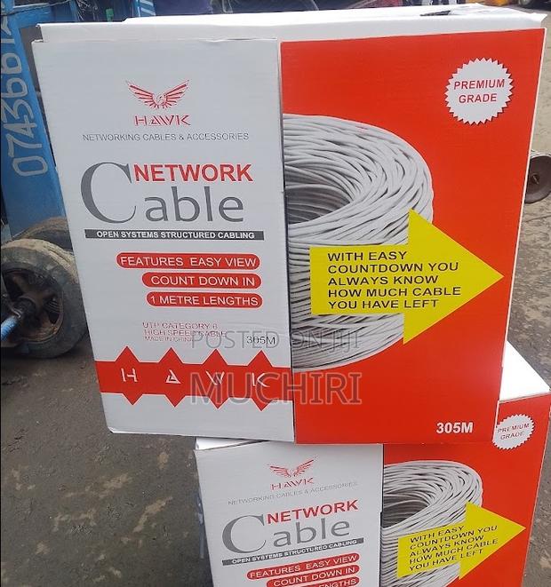 HAWK Cat6 Indoor Ethernet Network Cable - main view
