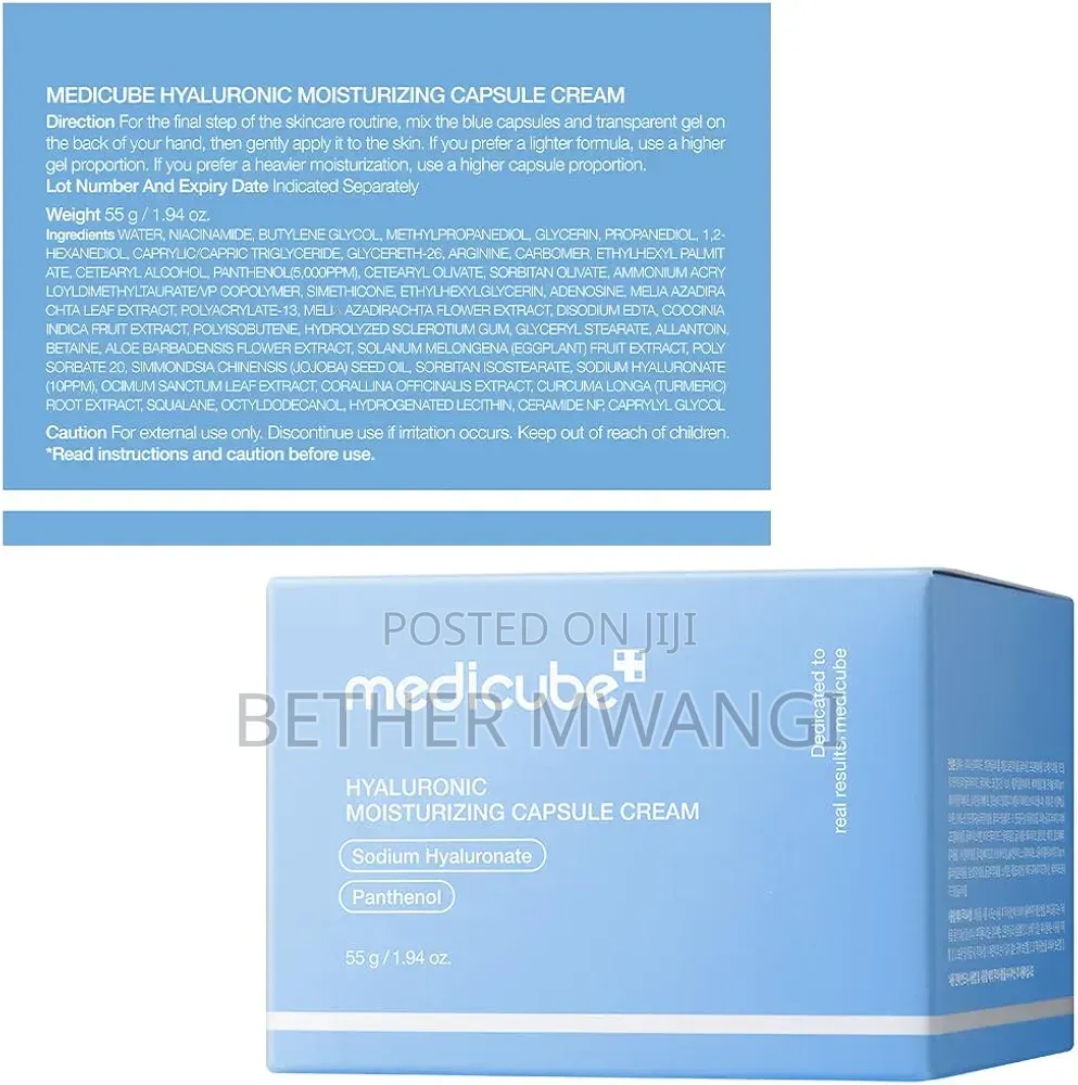 Medicube Capsule Cream With Hyaluronic Acid in Kenya