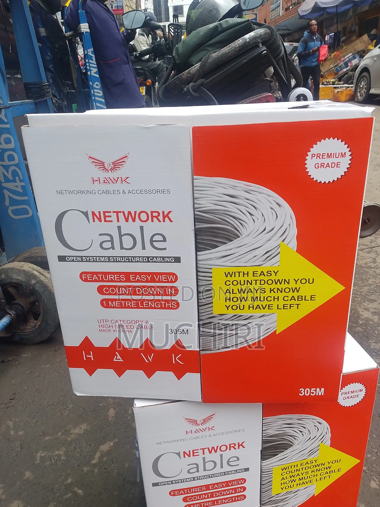 HAWK CAT6 UTP Network Cable Indoor
