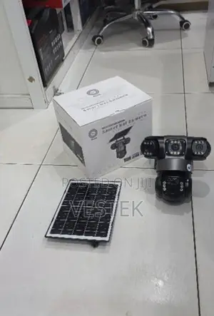 Ultra-Wide WiFi Triple-Lens Solar Camera: Via V380 Pro App
