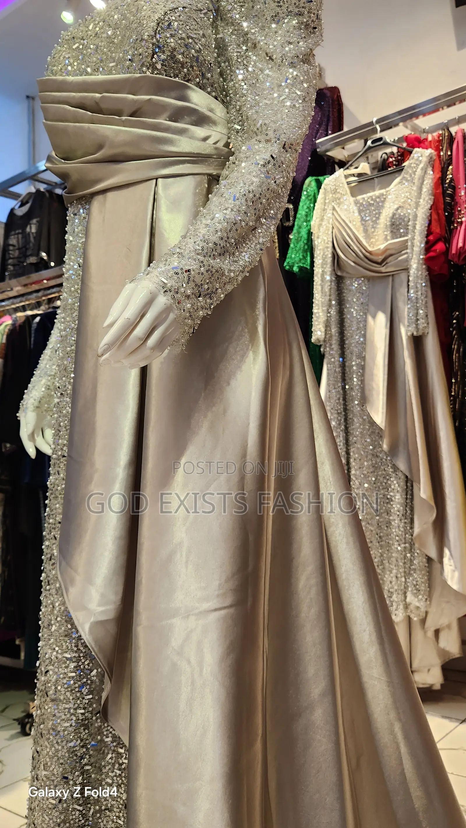 Silver Wedding Dress