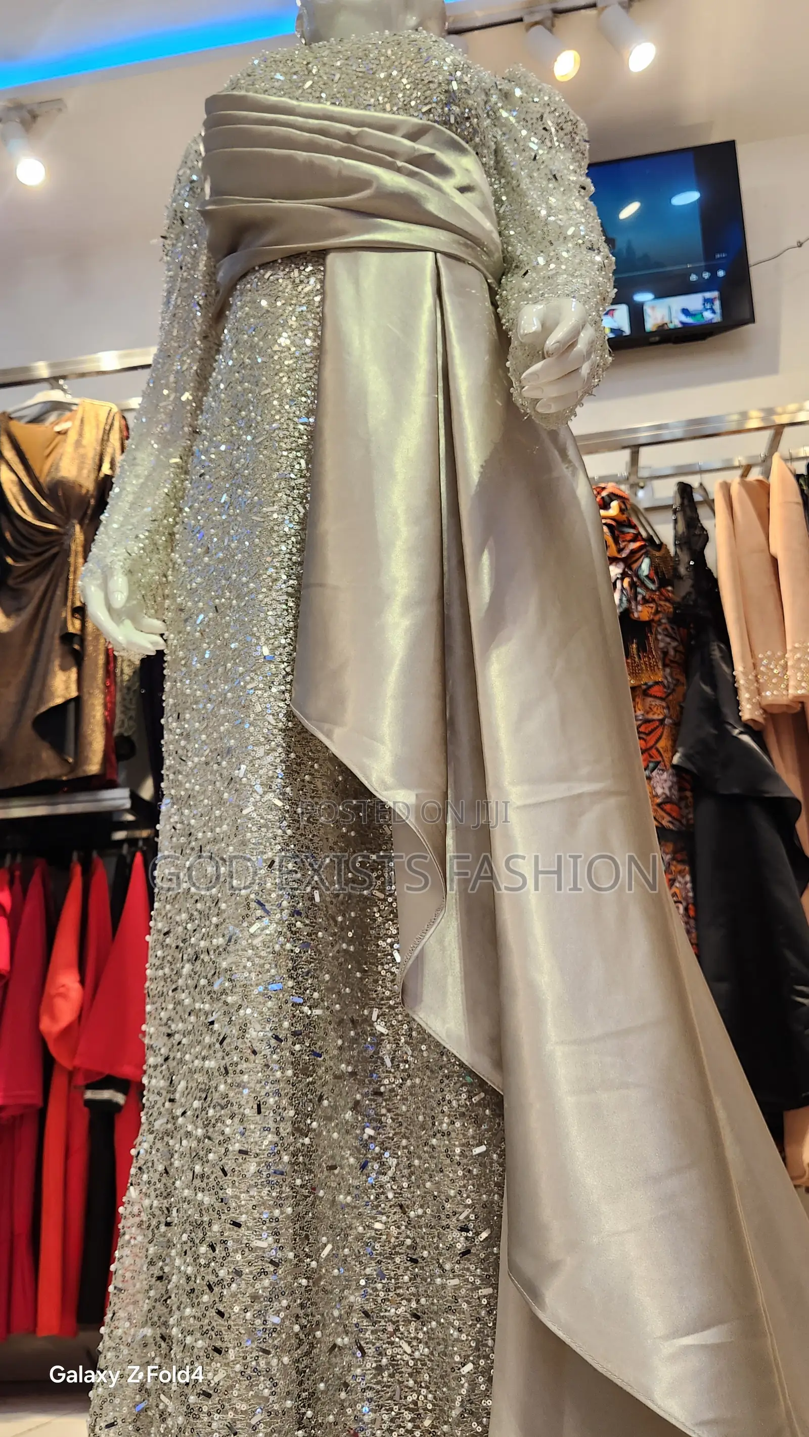 Silver Wedding Dress