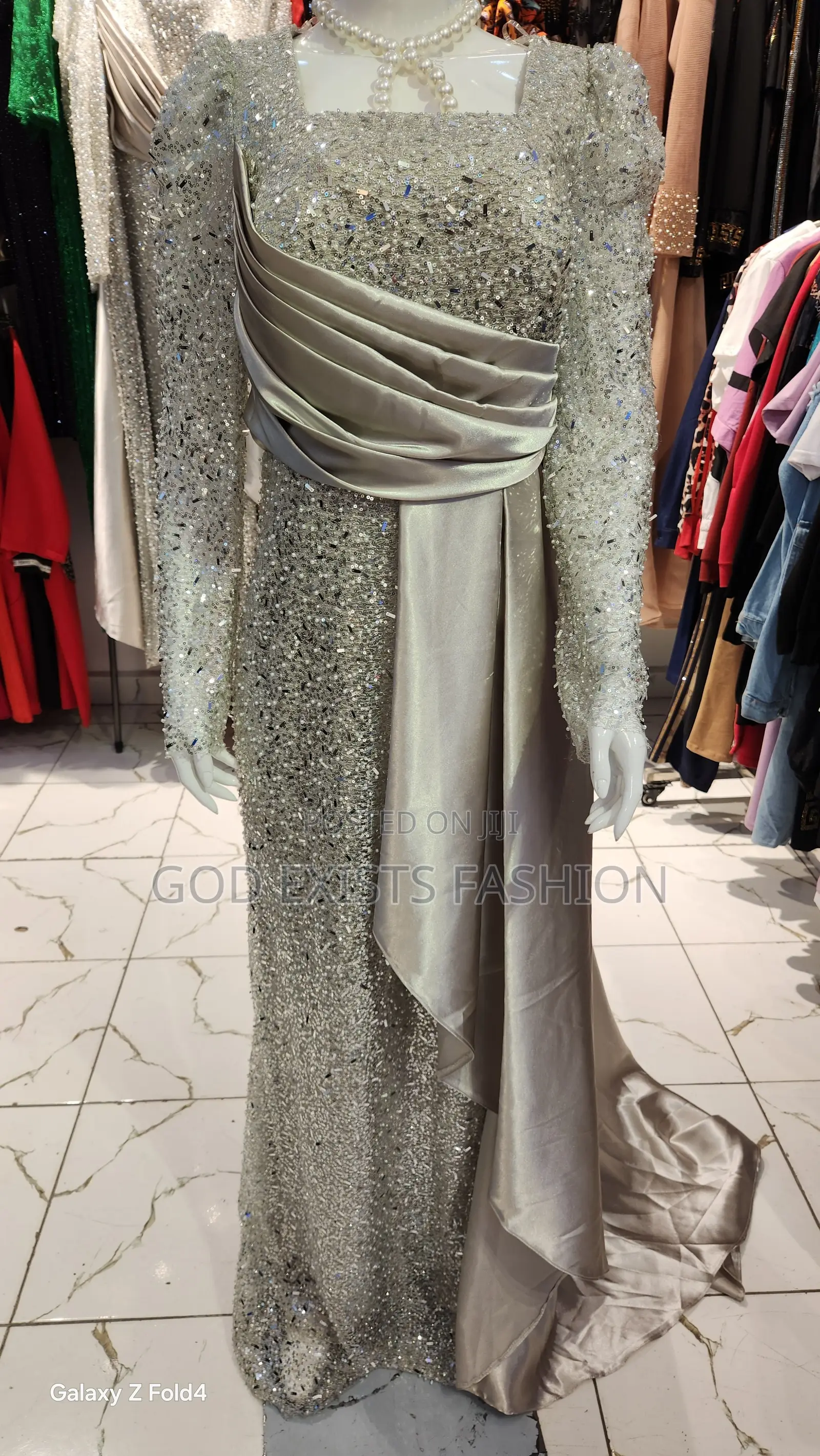 Silver Wedding Dress