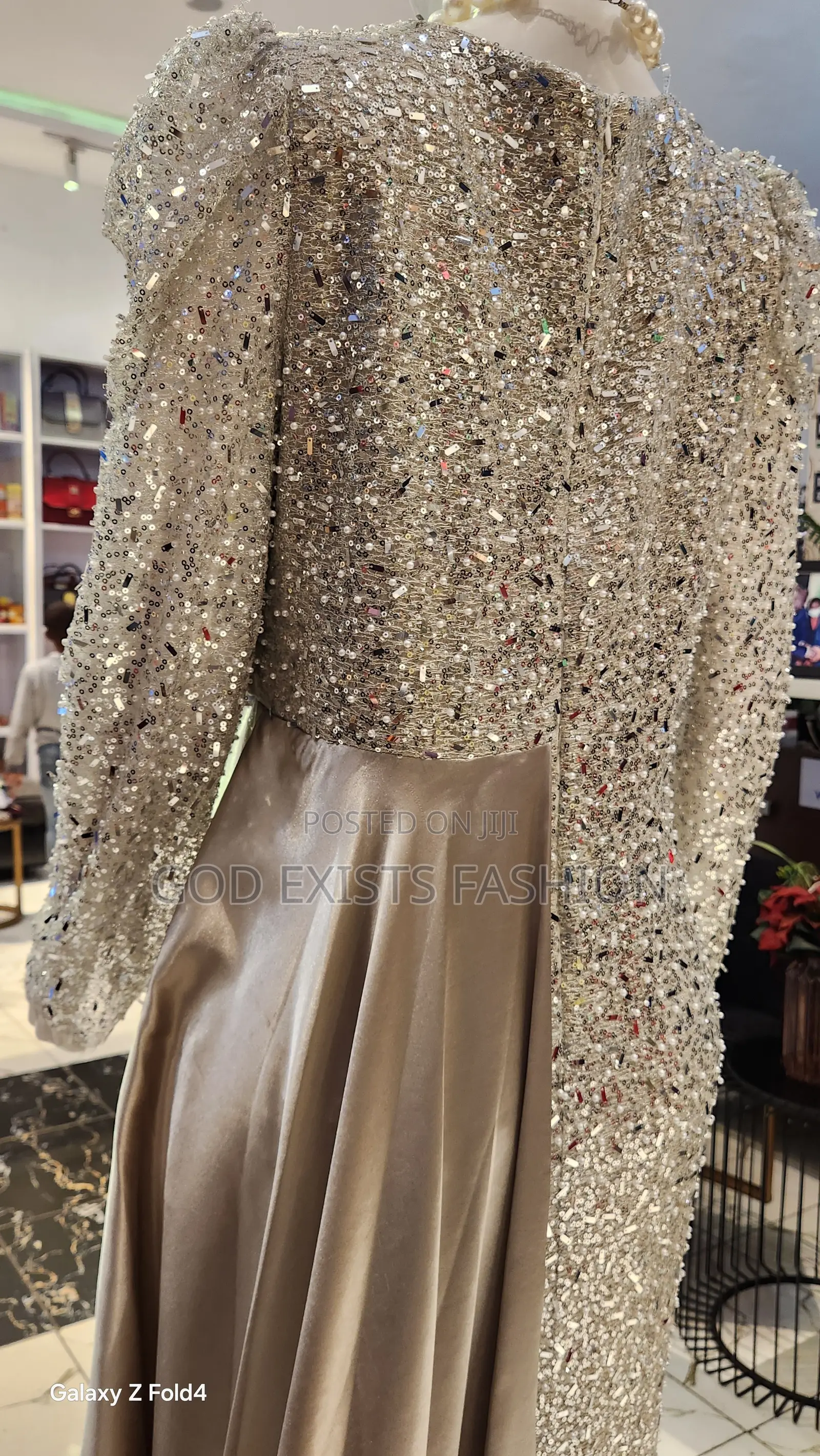 Silver Wedding Dress