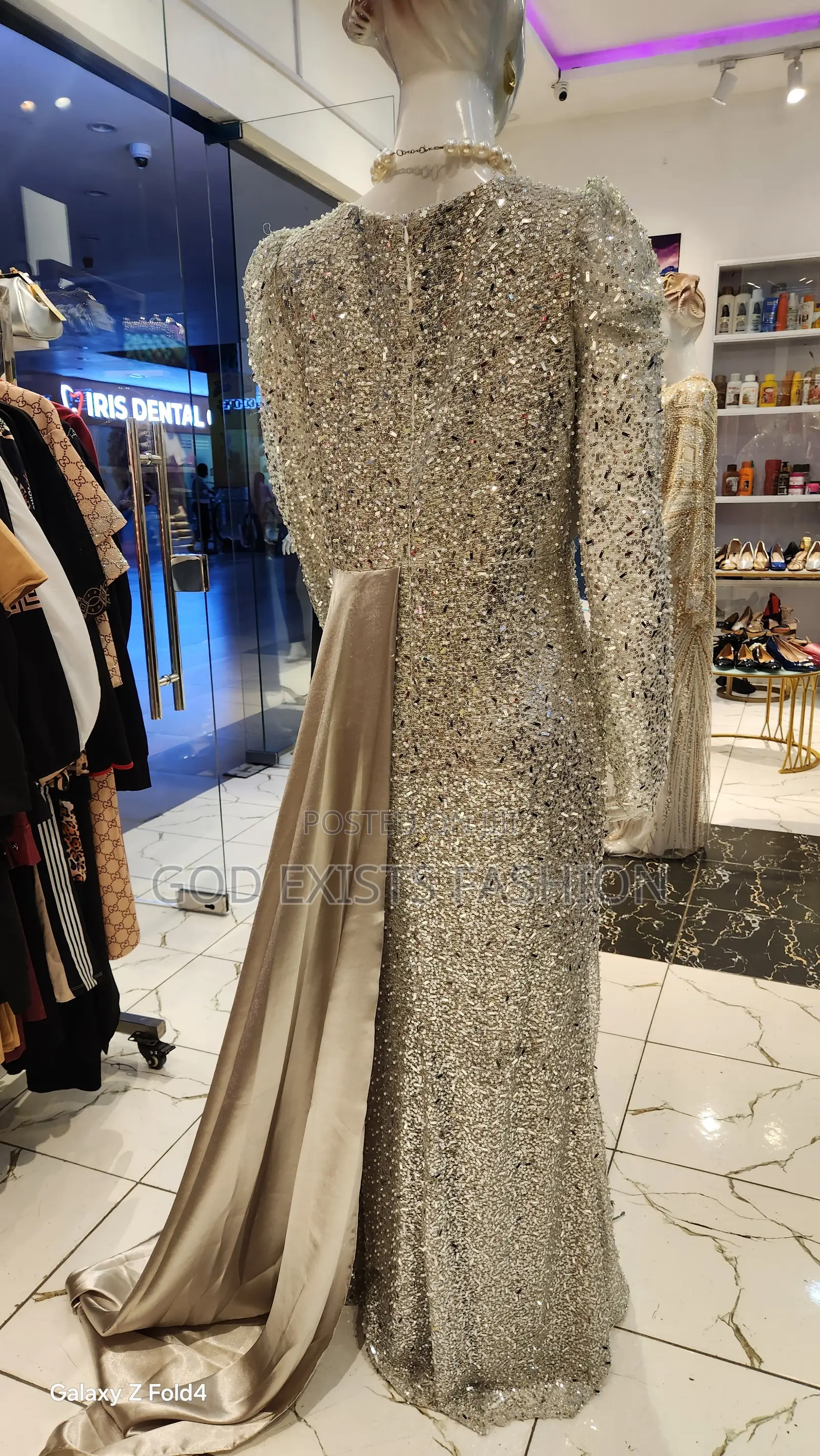 Silver Wedding Dress