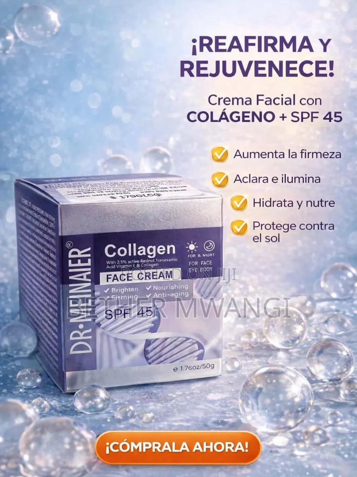 Collagen Brightening Cream With SPF 45 in Kenya