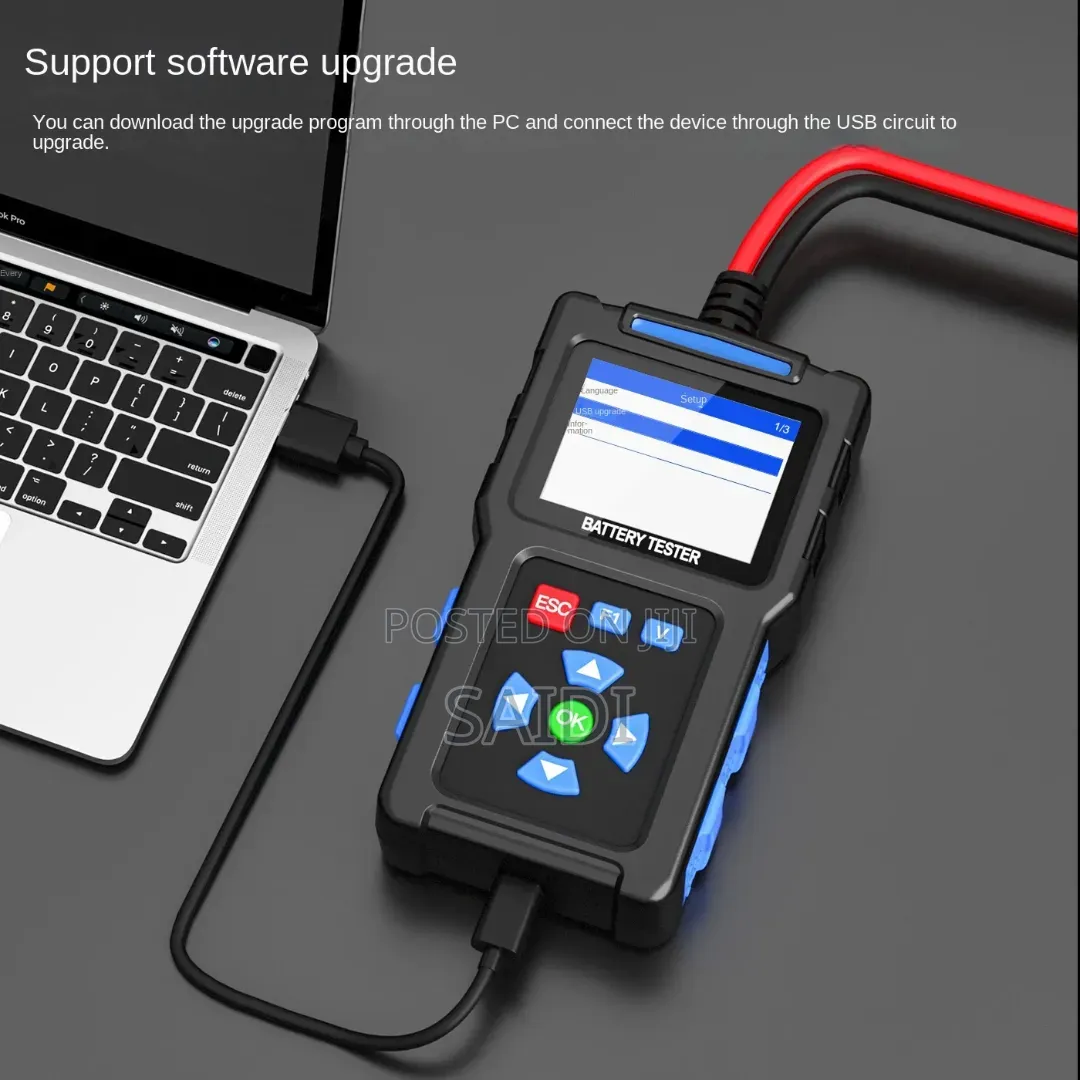 Smart Battery Tester 12v/24v/48v Charge Test Battery Tester