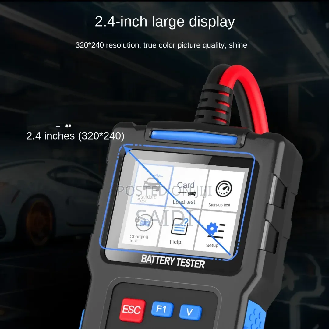 Smart Battery Tester 12v/24v/48v Charge Test Battery Tester