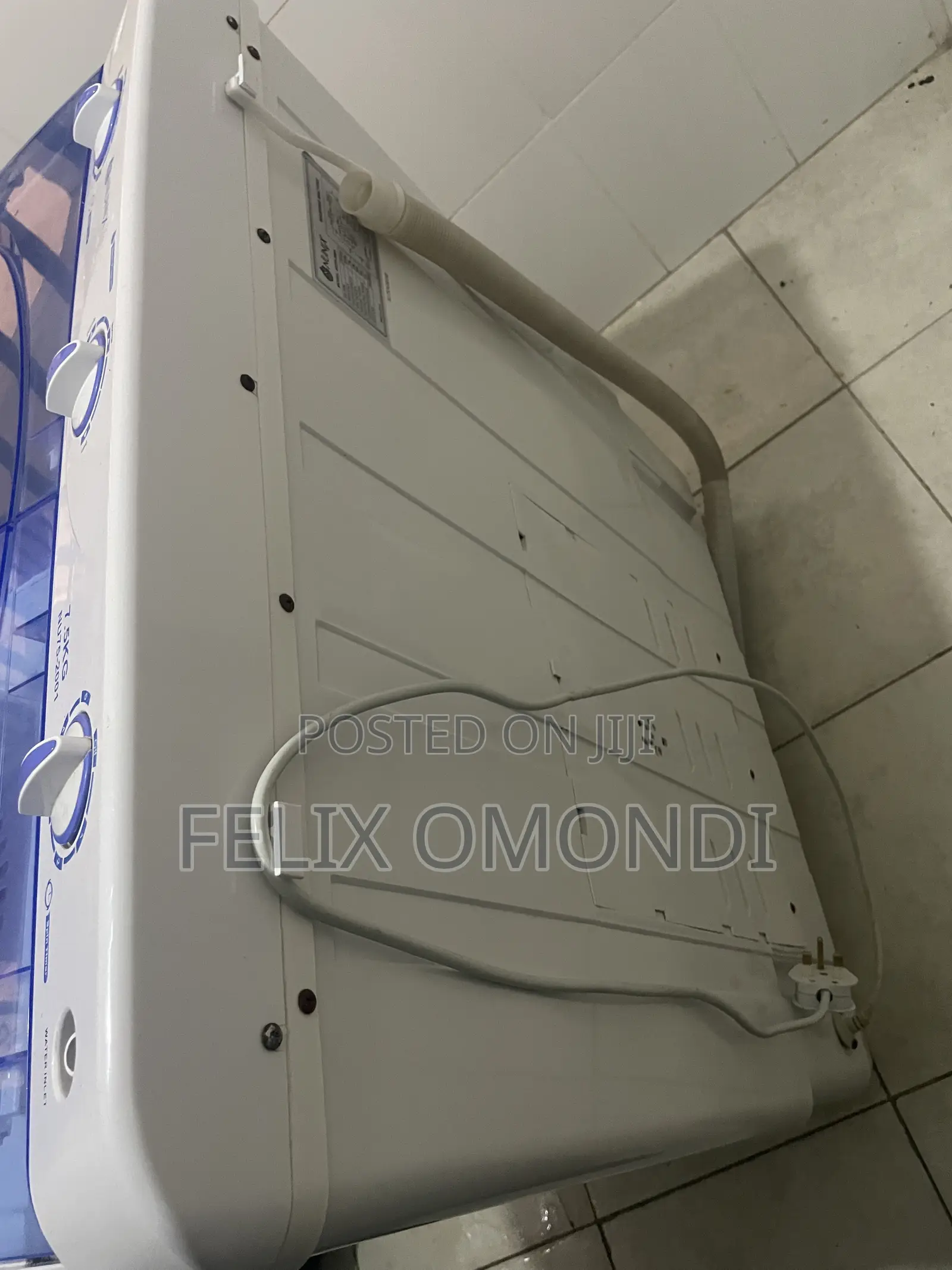 Nunix 7.5kg Semi-Automatic Laundry Machine