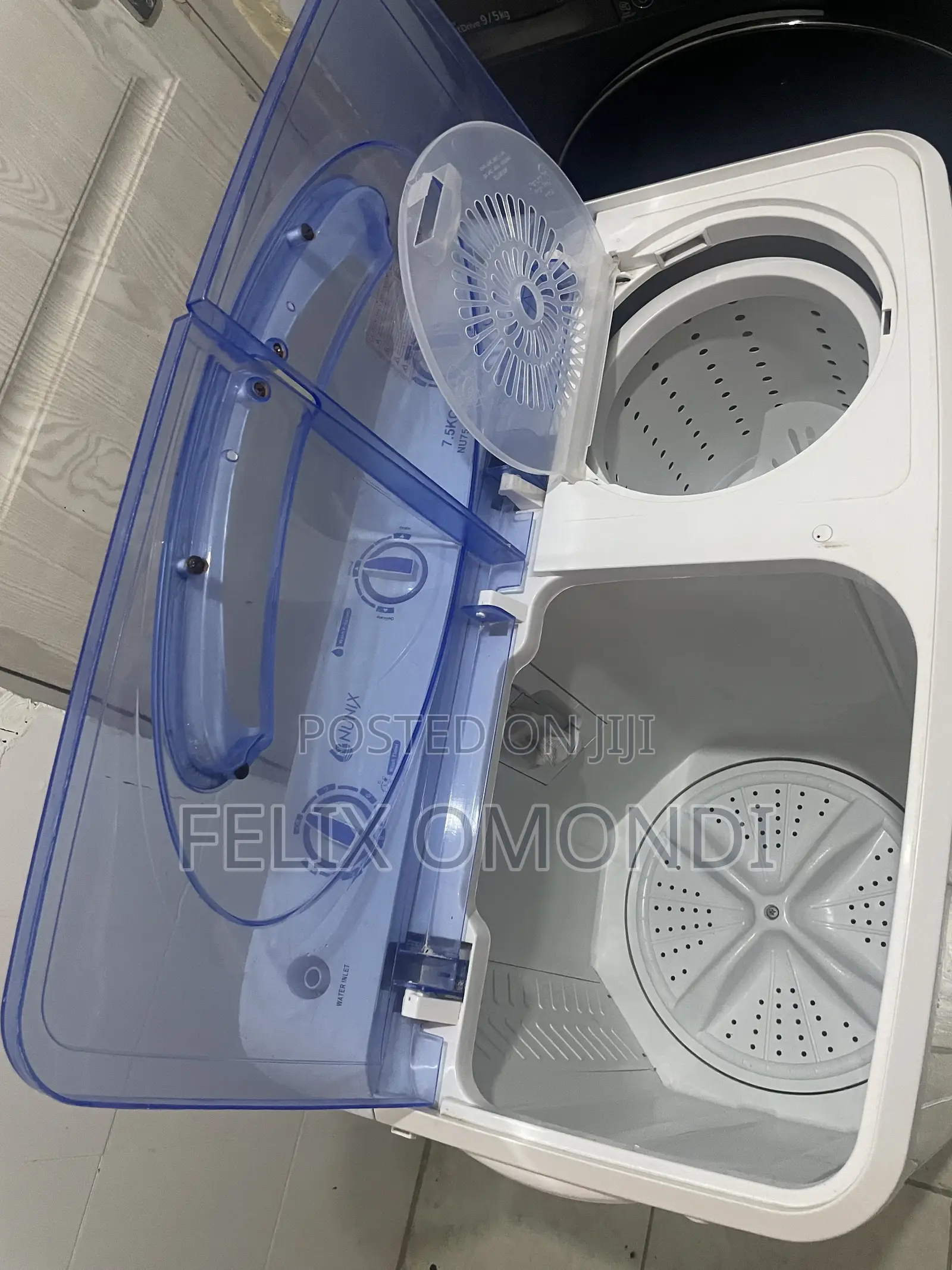 Nunix 7.5kg Semi-Automatic Laundry Machine