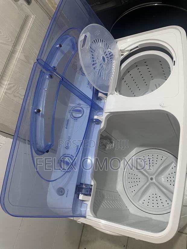 Nunix 7.5kg Semi-Automatic Laundry Machine - thumbnail 4