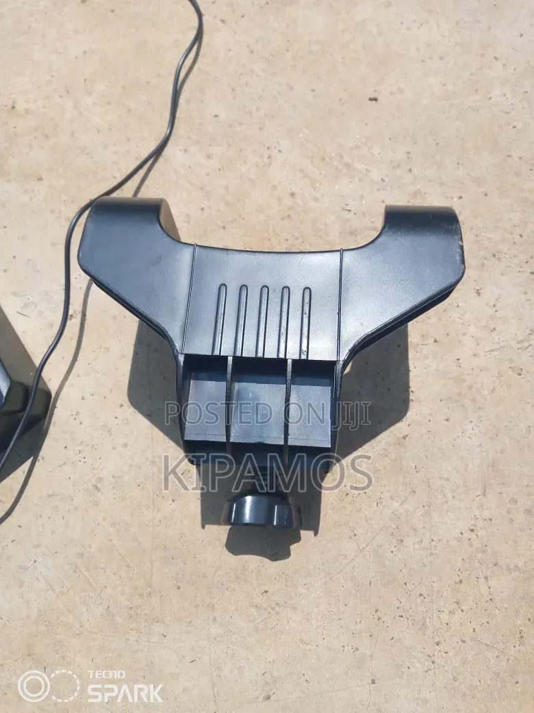 Gaming Steering Wheel Pedals Set With Table Mount