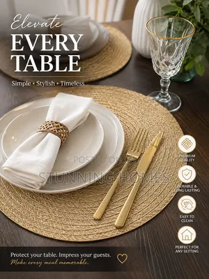 Set of 6 Nordic Doningtabke Placema