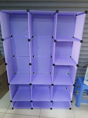 3 Column Plastic Wardrobe
