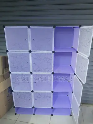 3 Column Plastic Wardrobe