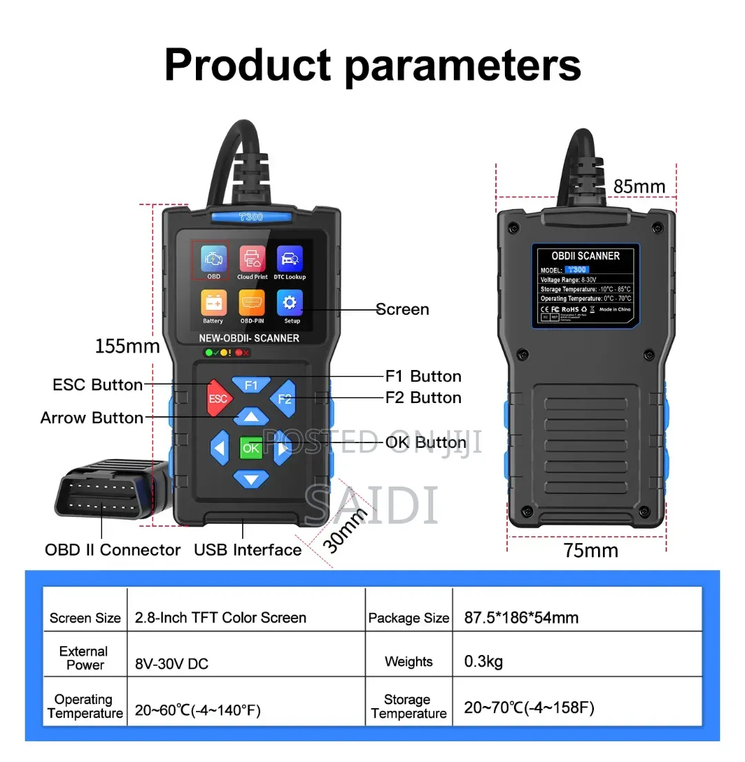 T300 OBD Universal Car Scanner