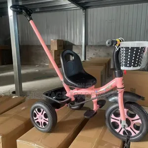 KIDS TRICYCLE. Tricycle With Push Handle.