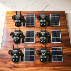 V380 Pro App 20MP Ultra HD 4G PTZ Triple Lens Solar Cameras