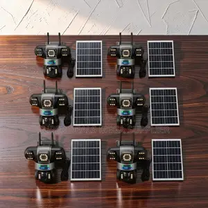 Full Color Night 20MP Ultra HD 4G PTZ Triple Lens Solar Cameras