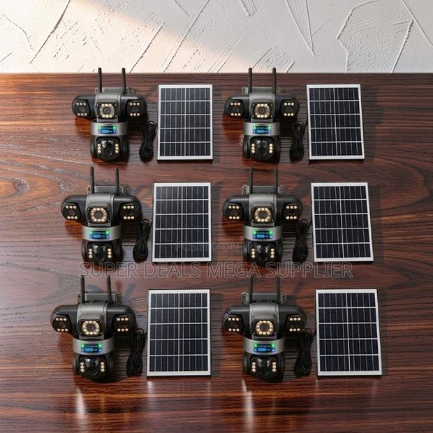 Full Color Night 20MP Ultra HD 4G PTZ Triple Lens Solar Cameras