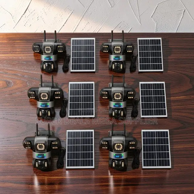 Full Color Night 20MP Ultra HD 4G PTZ Triple Lens Solar Cameras