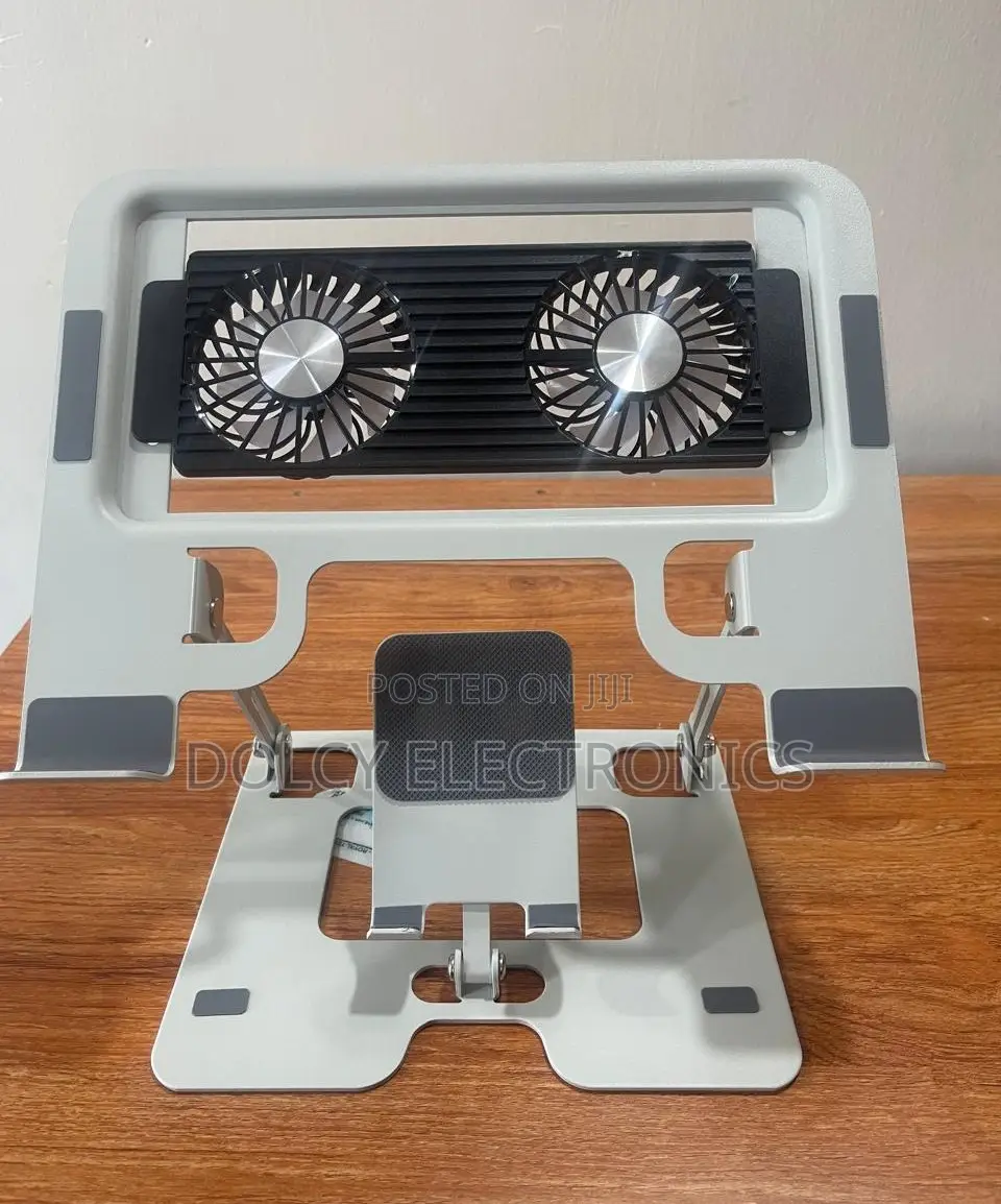 Laptop and Mobile 2-in-1 Stand With Cooling Fun