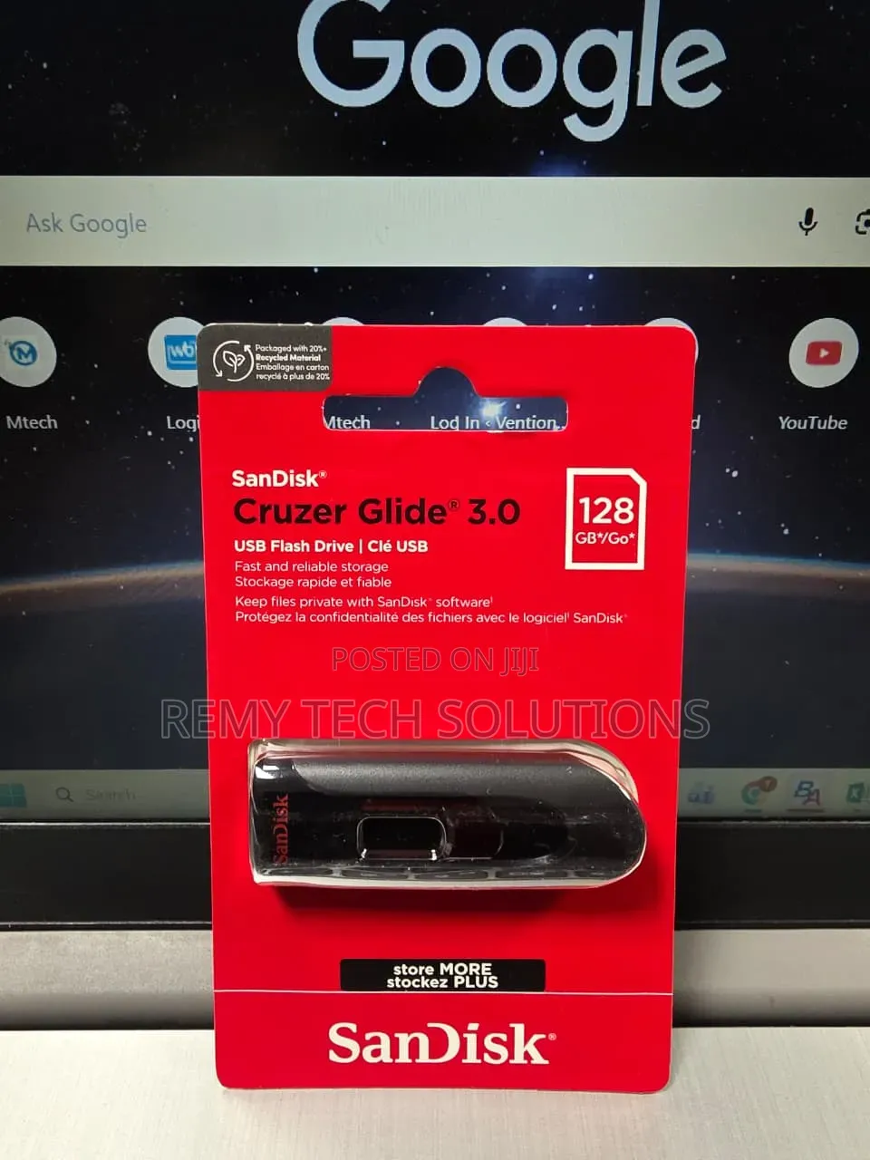 anDisk Cruzer Glide 3.0 USB Flash Drive 128GB