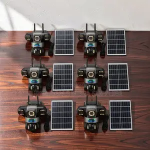 AI Motion Detection 20MP Ultra HD 4G PTZ Triple Lens Solar Cameras