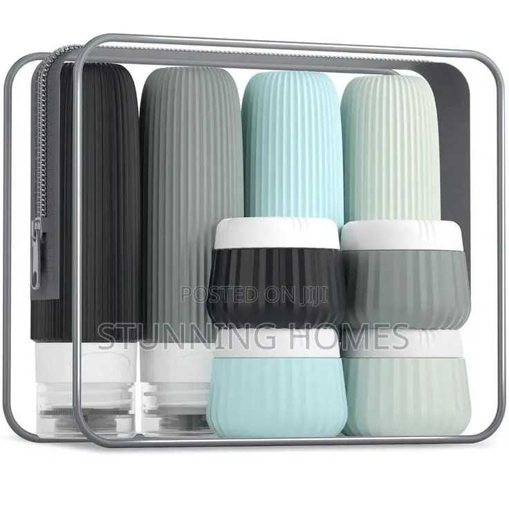 8pcs Silicon Travel Bottles