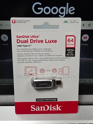 SanDisk Ultra Luxe 64GB USB Type-C Dual Drive