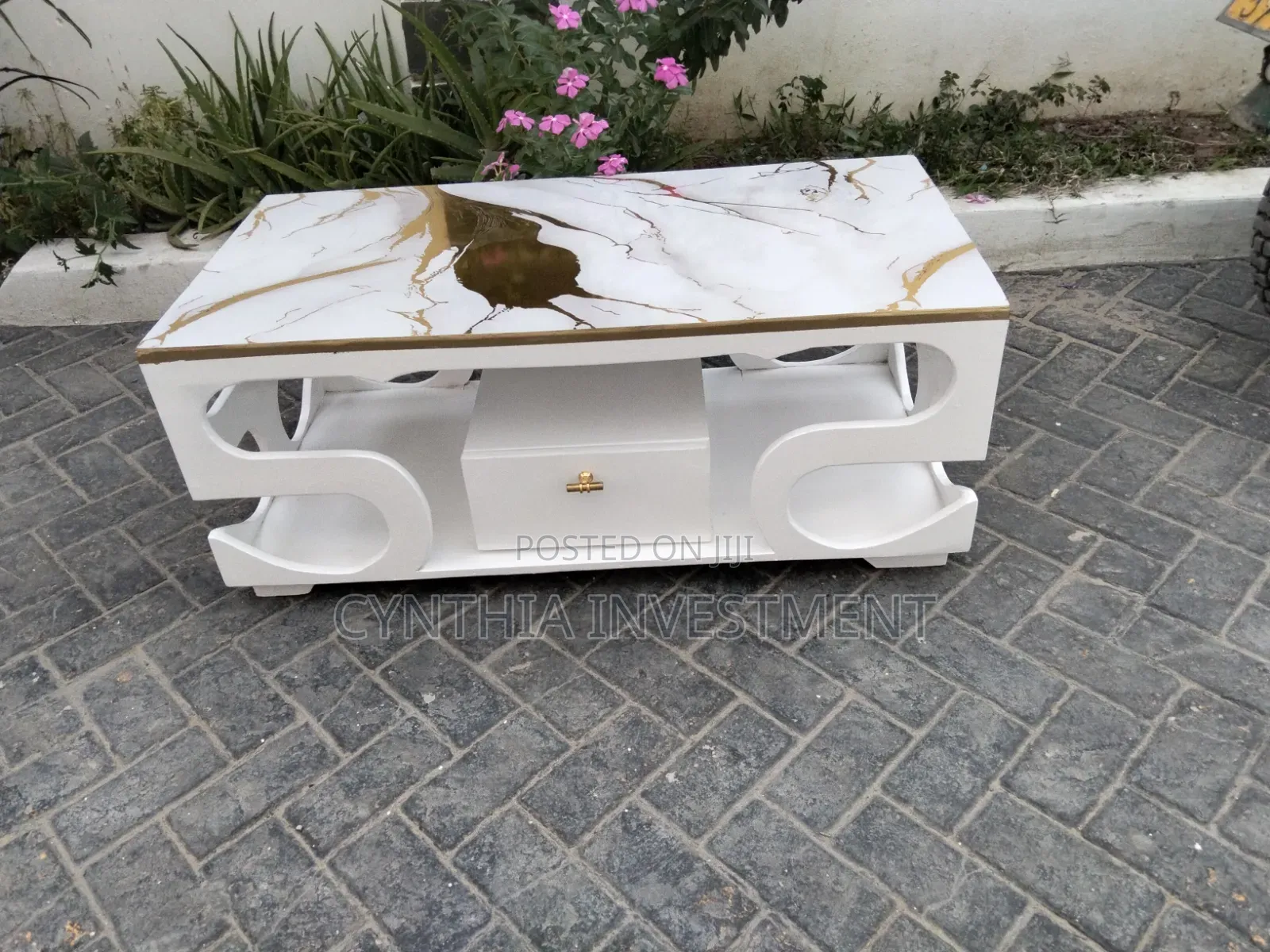 Coffee Table Marble Top New
