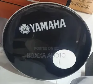 Yamaha Logo Bass Drum Resonant Front Head With Mic Port