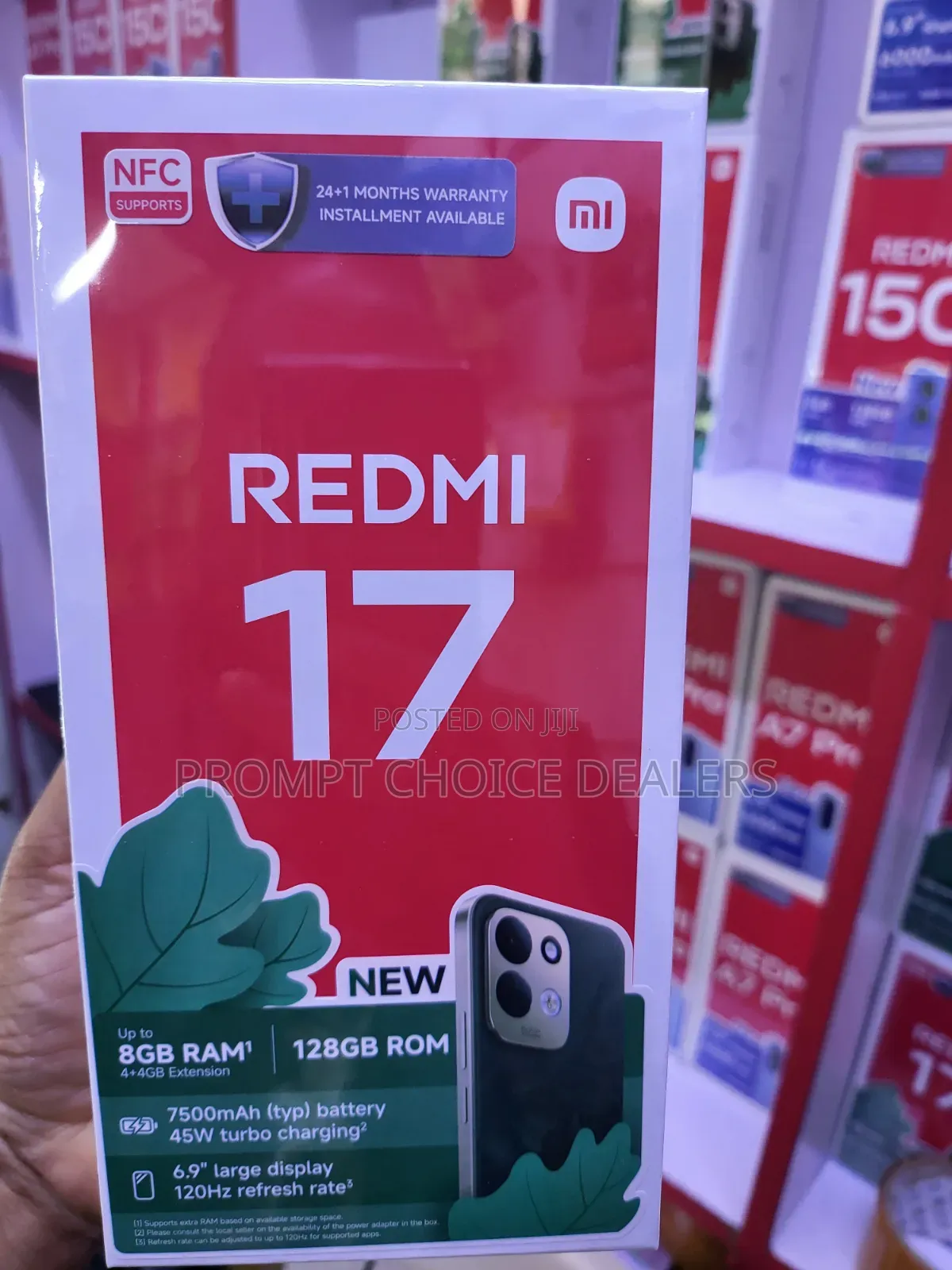 New Xiaomi Redmi 17 128 GB Red