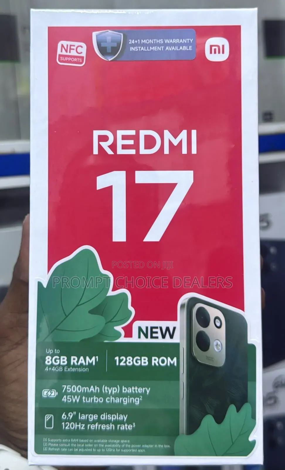 New Xiaomi Redmi 17 128 GB Red