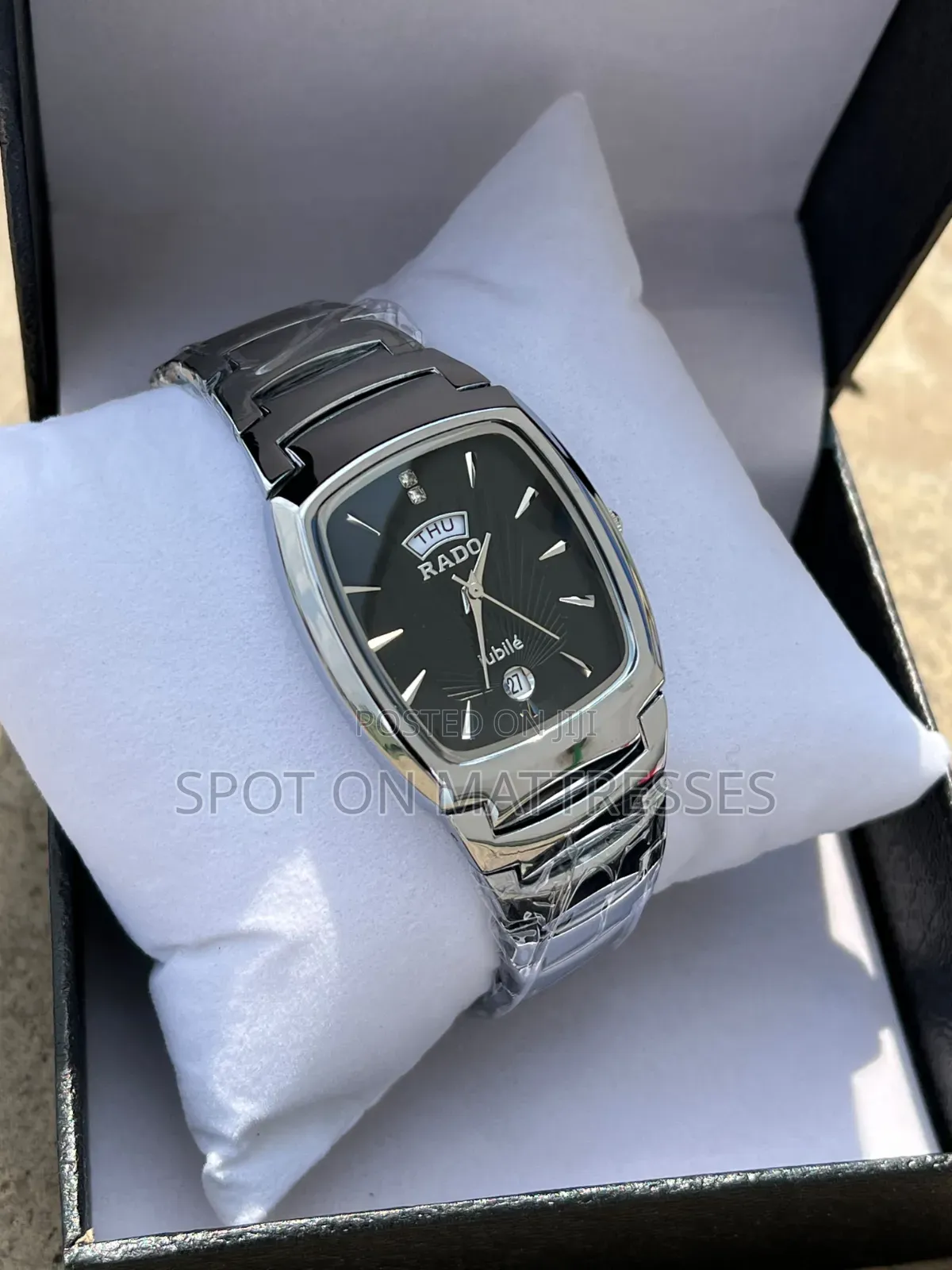 Rado Stainless Steel Watch. Day Date Display. Delivery Available! 