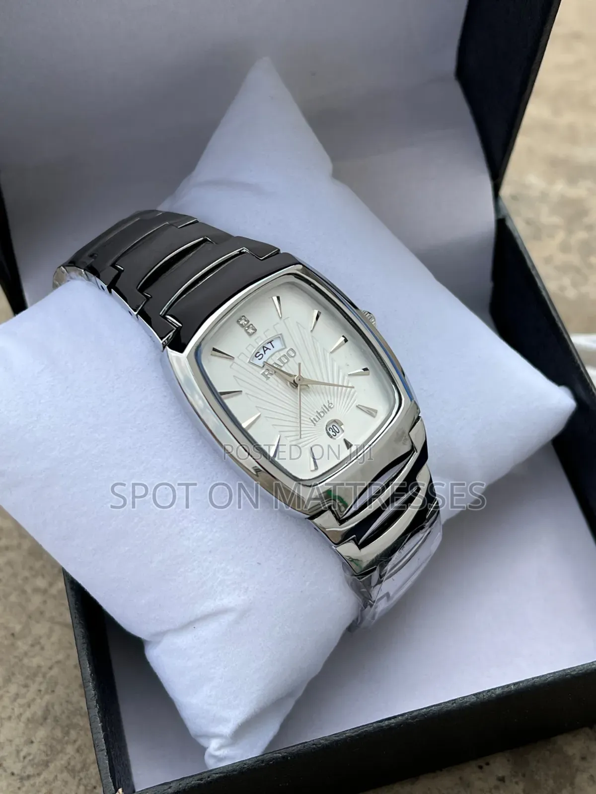 Rado Stainless Steel Watch. Day Date Display. Delivery Available! 