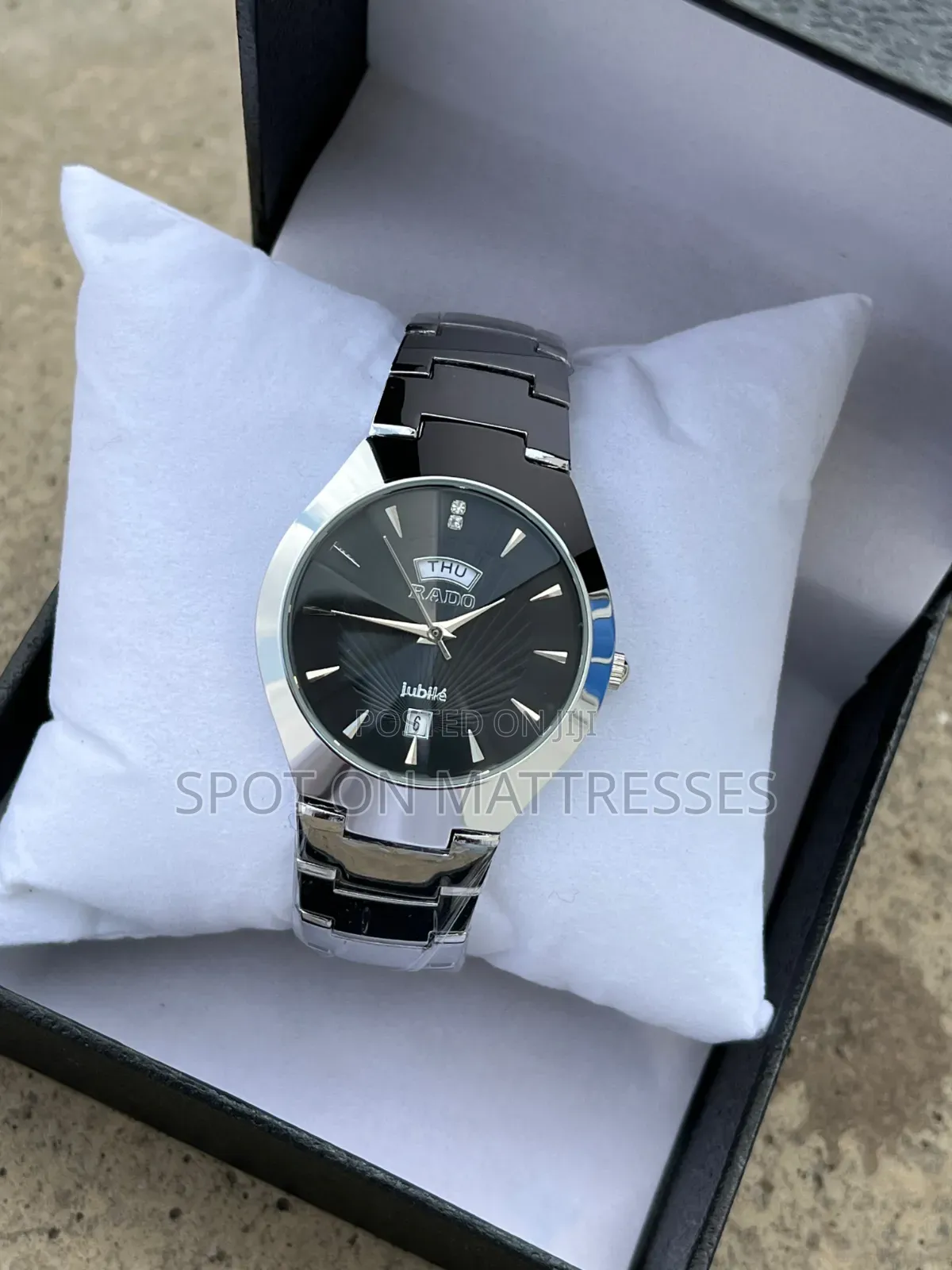 Rado Stainless Steel Watch. Day Date Display. Delivery Available! 