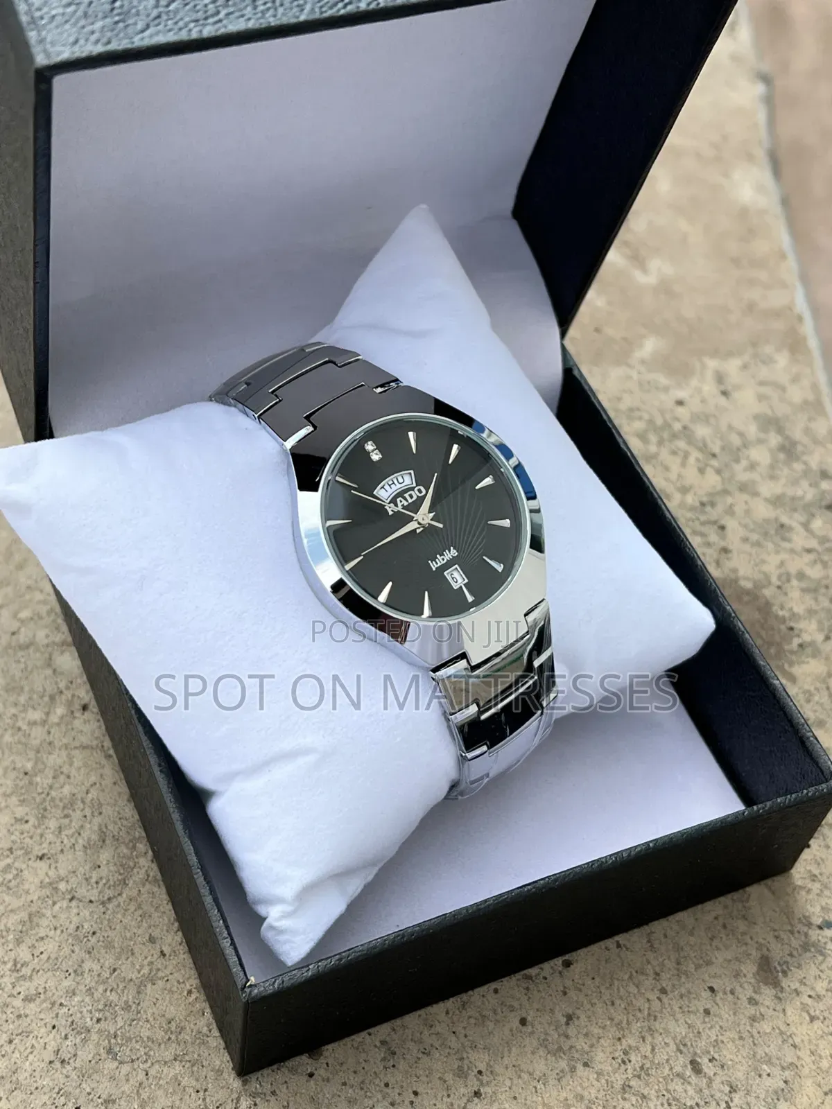 Rado Stainless Steel Watch. Day Date Display. Delivery Available! 