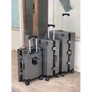 3 IN 1 LAXURIOUS MANAGERIAL BOSS Aluminum Suitcase.