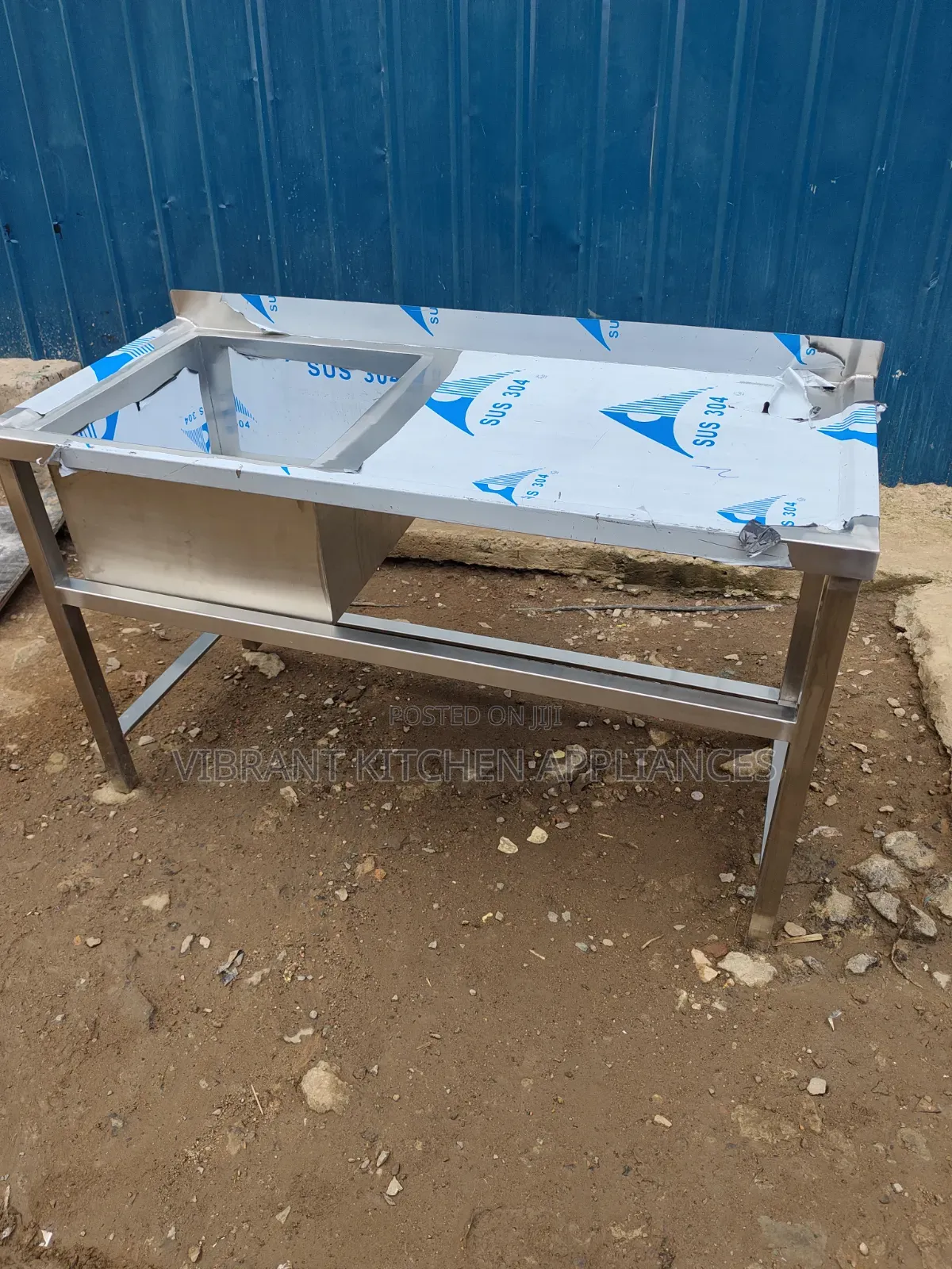 SS Single Bowl Commercial Sink